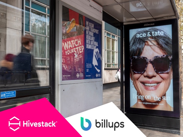Hivestack partners with Billups to launch multi-market programmatic digital out of home campaign in Europe for Ace & Tate